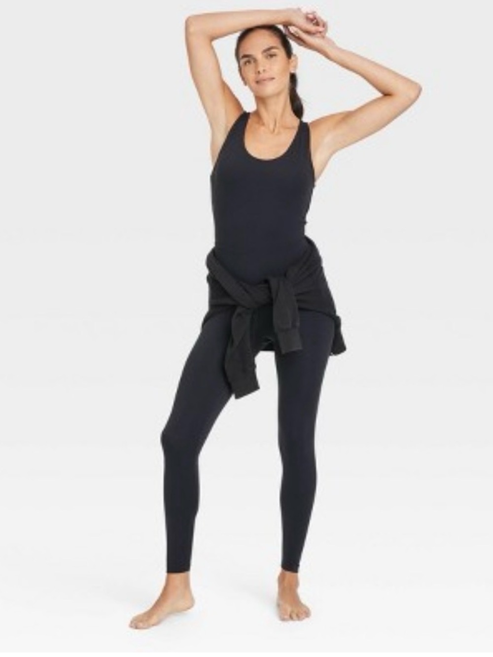🌺JOY LAB BLACK CROSS BACK PANT BODYSUIT SIZE SMALL NEW🌺